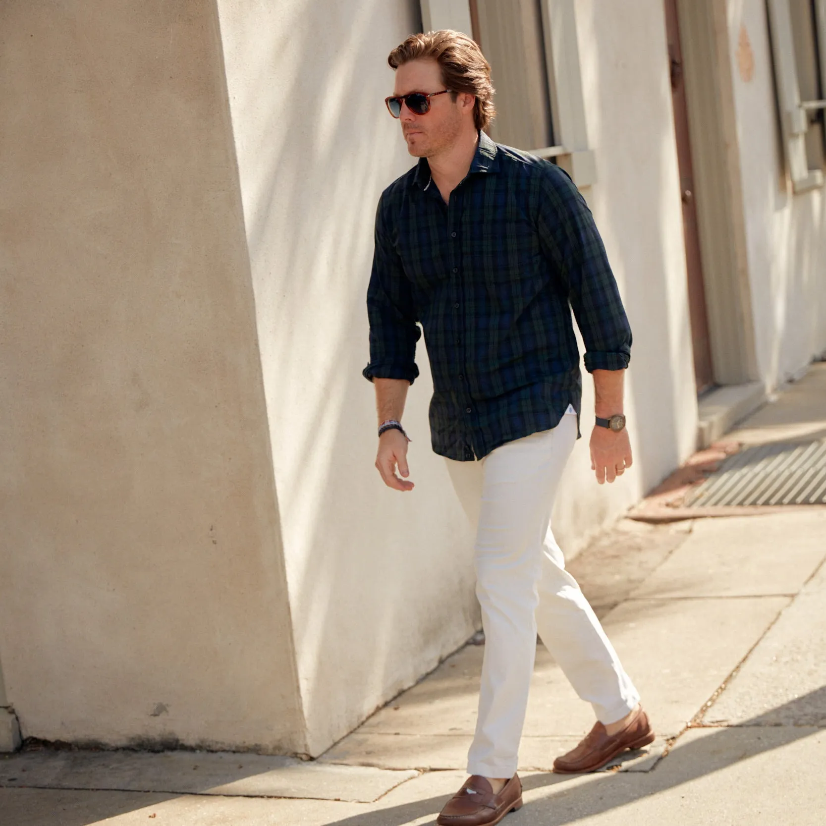 Chartres Black Watch Seersucker sold by Haspel product image thumbnail 5