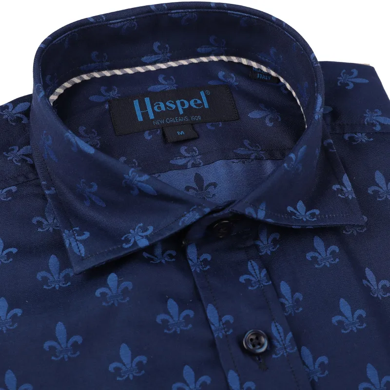 *** FINAL SALE *** Carroll Royal Blue Fleur De Lis sold by Haspel