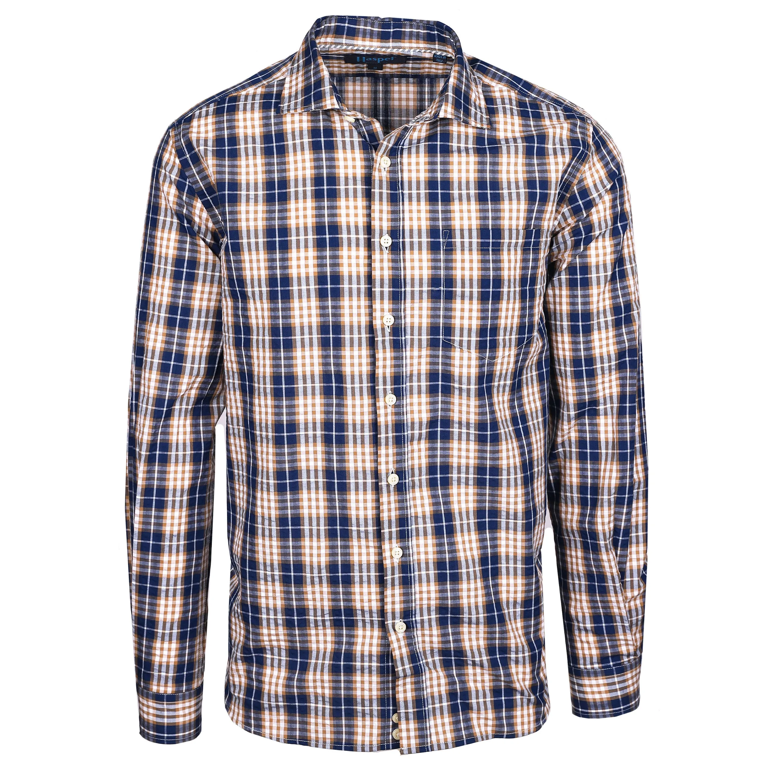 *** FINAL SALE *** Chartres Brown & Navy Seersucker Plaid sold by Haspel product image thumbnail 2