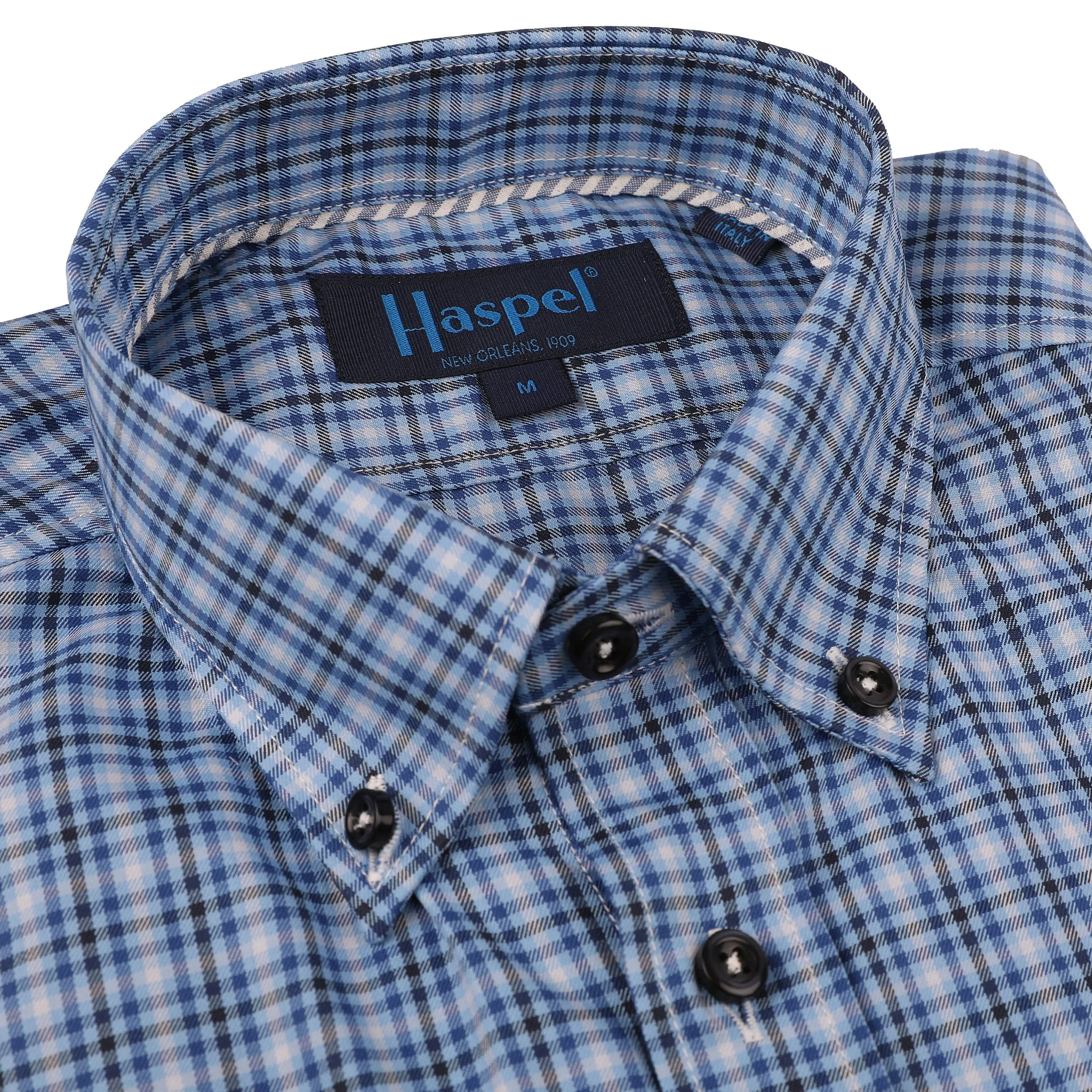 *** FINAL SALE *** Franklin Blue & Navy Plaid sold by Haspel
