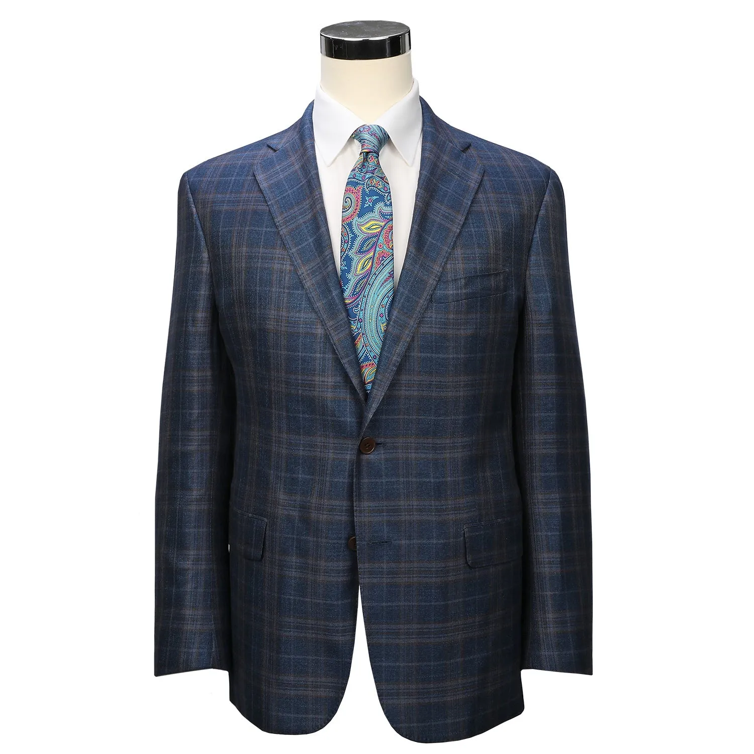 Audubon Blue with Gold Deco Sport Coat sold by Haspel