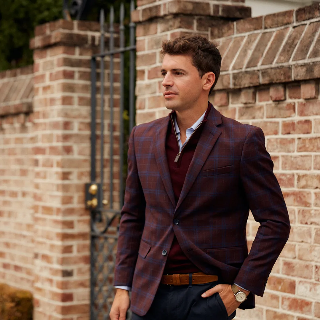 Roffe Red Plaid Sport Coat sold by Haspel product image thumbnail 3