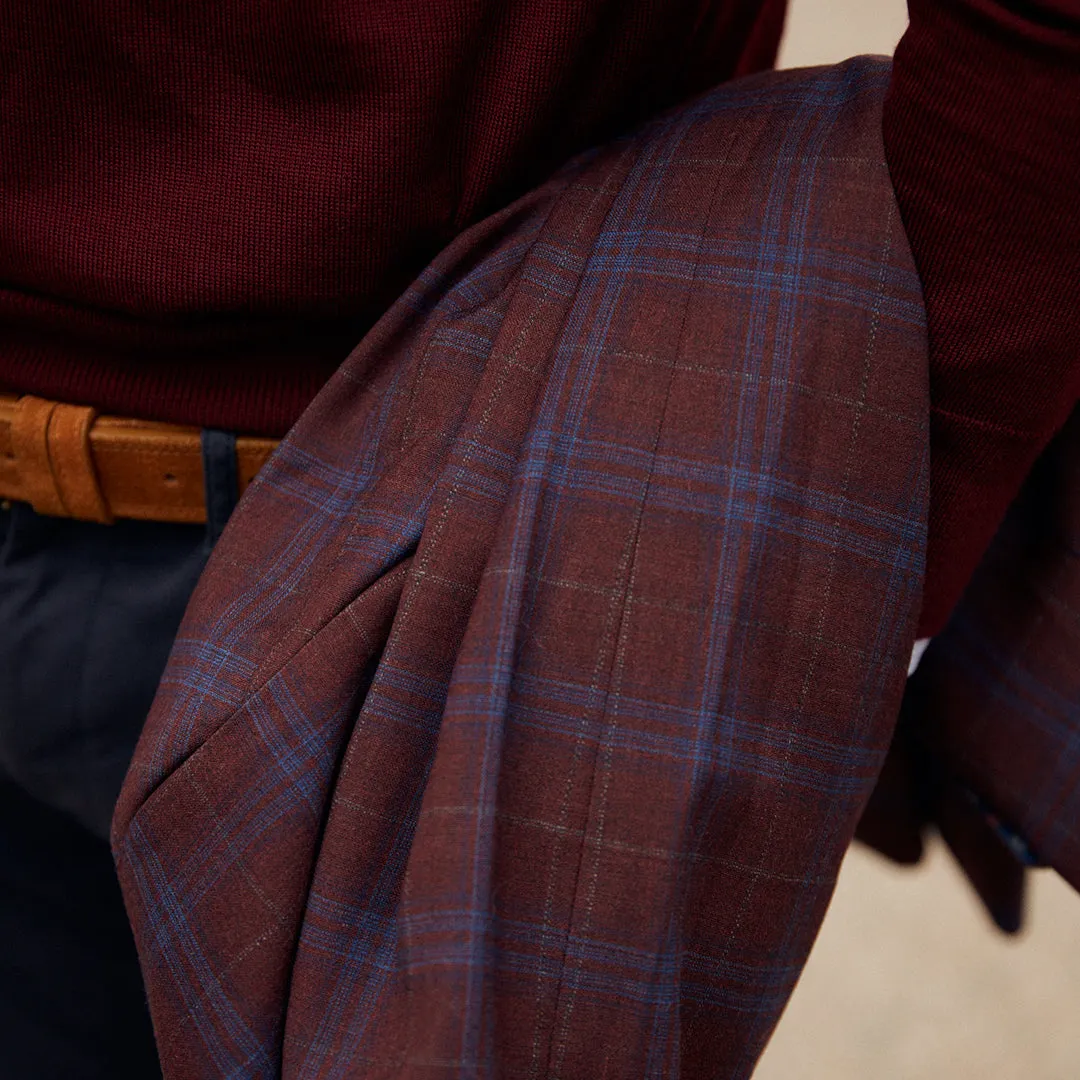 Roffe Red Plaid Sport Coat sold by Haspel product image thumbnail 4