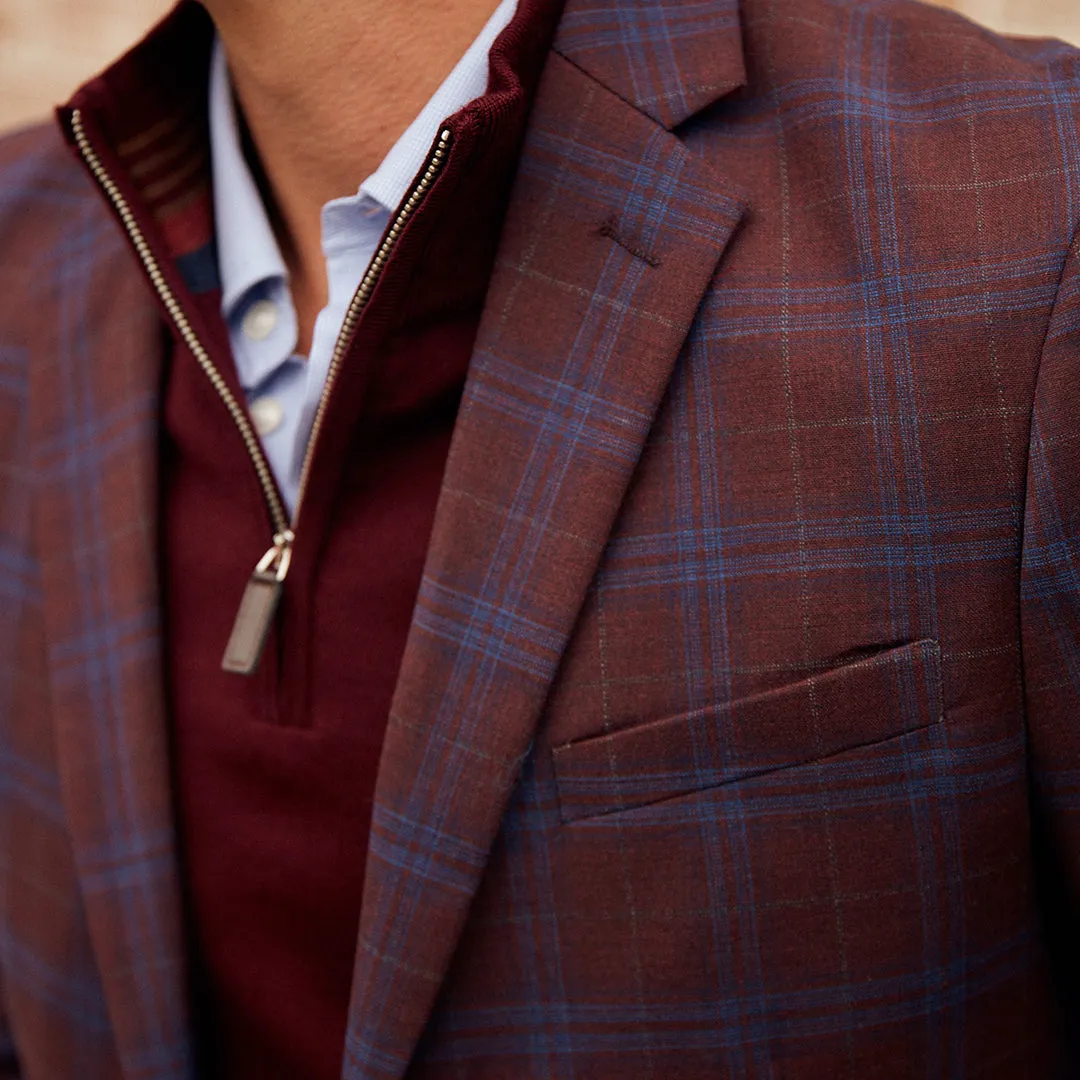 Roffe Red Plaid Sport Coat sold by Haspel product image thumbnail 2