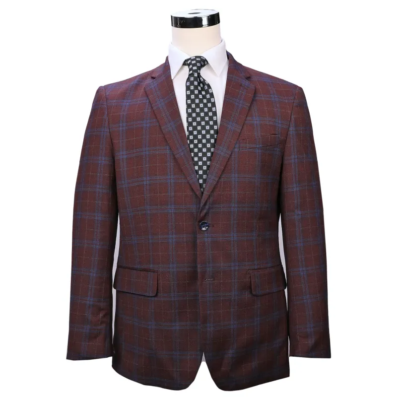 Roffe Red Plaid Sport Coat sold by Haspel