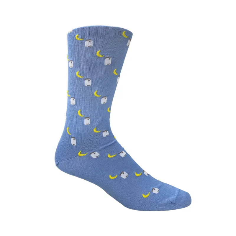 Light Blue Moonshine Socks sold by Haspel