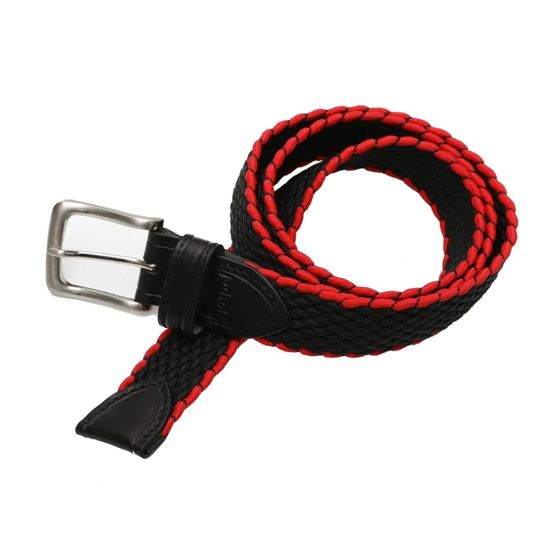 Black & Red Elastic Belt sold by Haspel