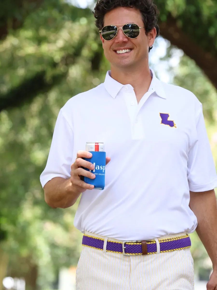 Purple & Gold Elastic Belt sold by Haspel product image thumbnail 2