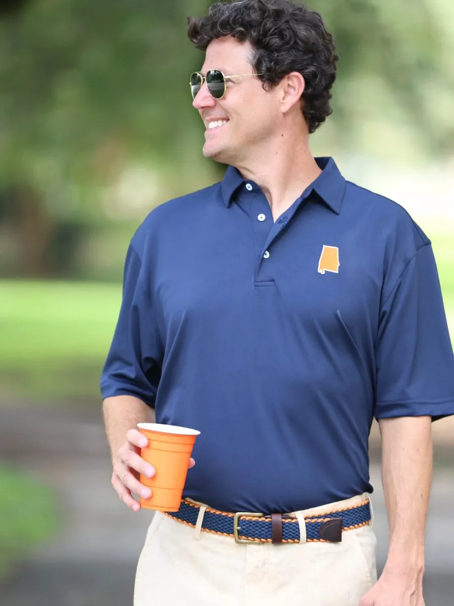 Auburn Navy Driway™ Performance Polo sold by Haspel product image thumbnail 2