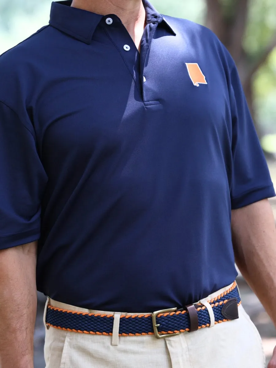 Auburn Navy Driway™ Performance Polo sold by Haspel product image thumbnail 3
