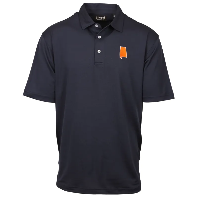 Auburn Navy Driway™ Performance Polo sold by Haspel