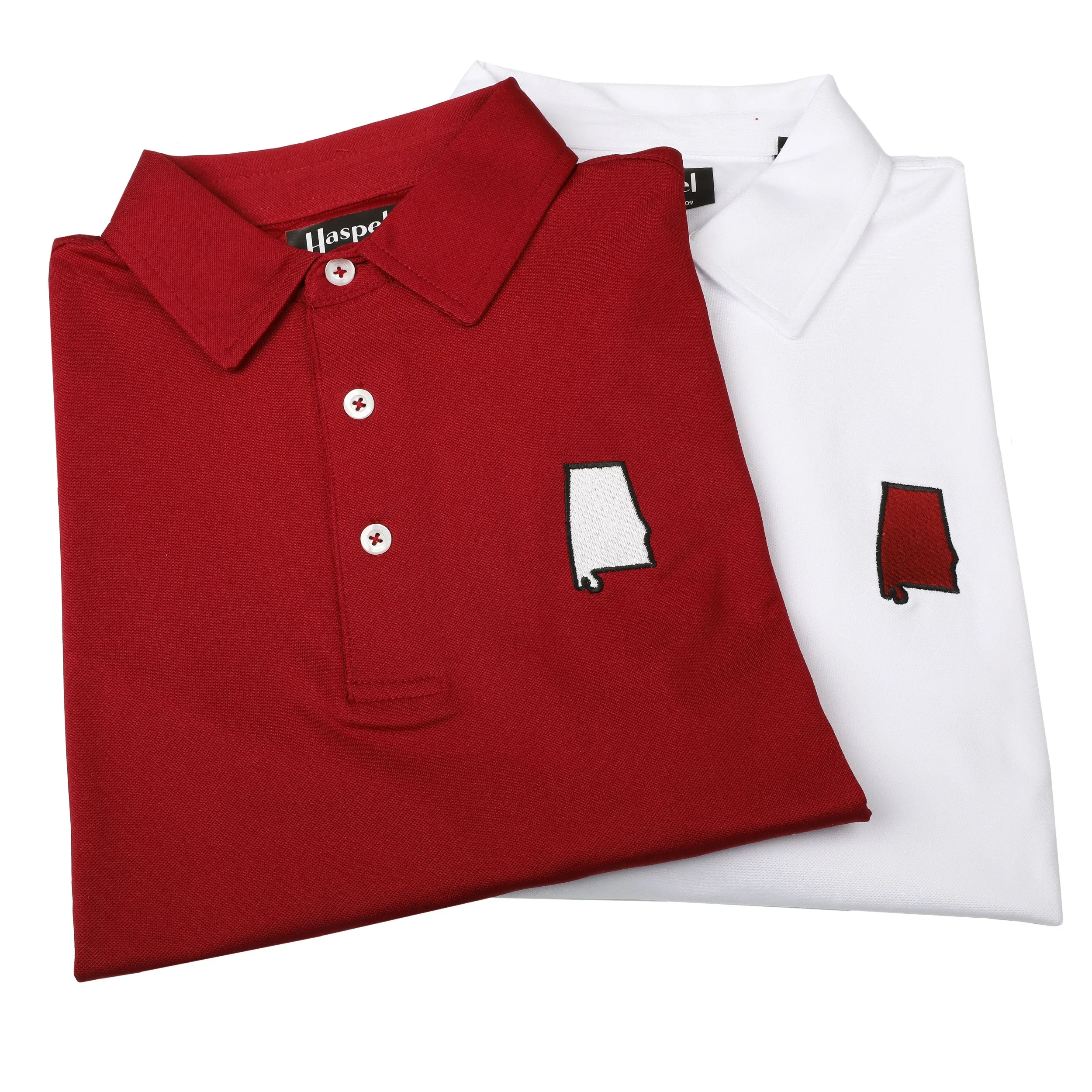 Alabama White & Crimson Driway™ Performance Polo sold by Haspel product image thumbnail 4