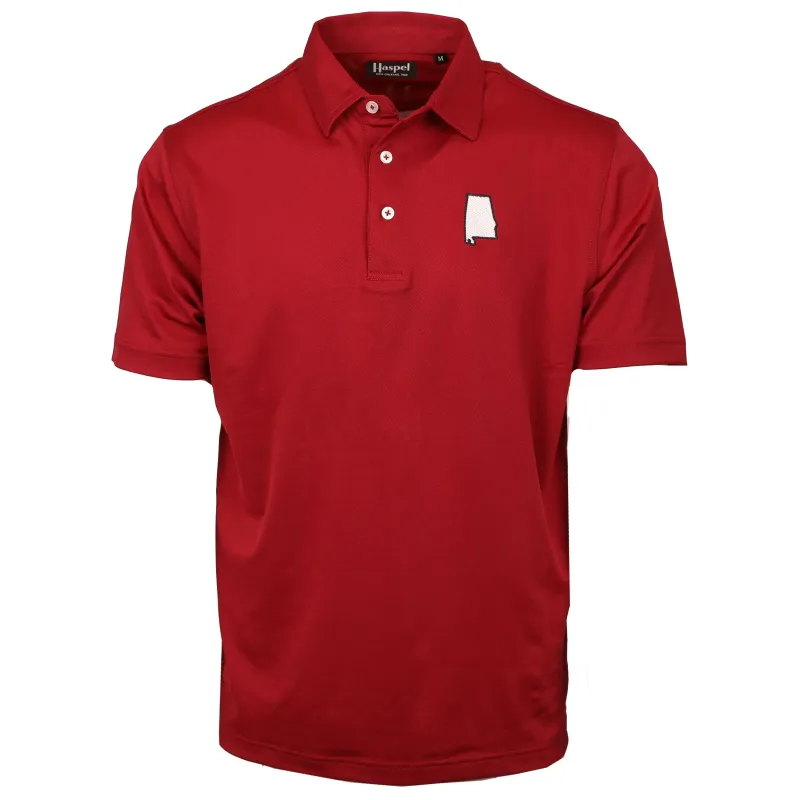Alabama Crimson Driway™ Performance Polo sold by Haspel