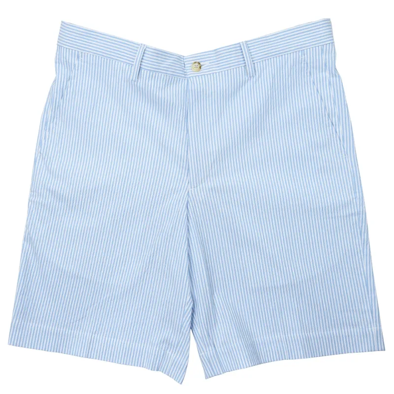 *** FINAL SALE *** Felicity Light Blue Seersucker Short sold by Haspel