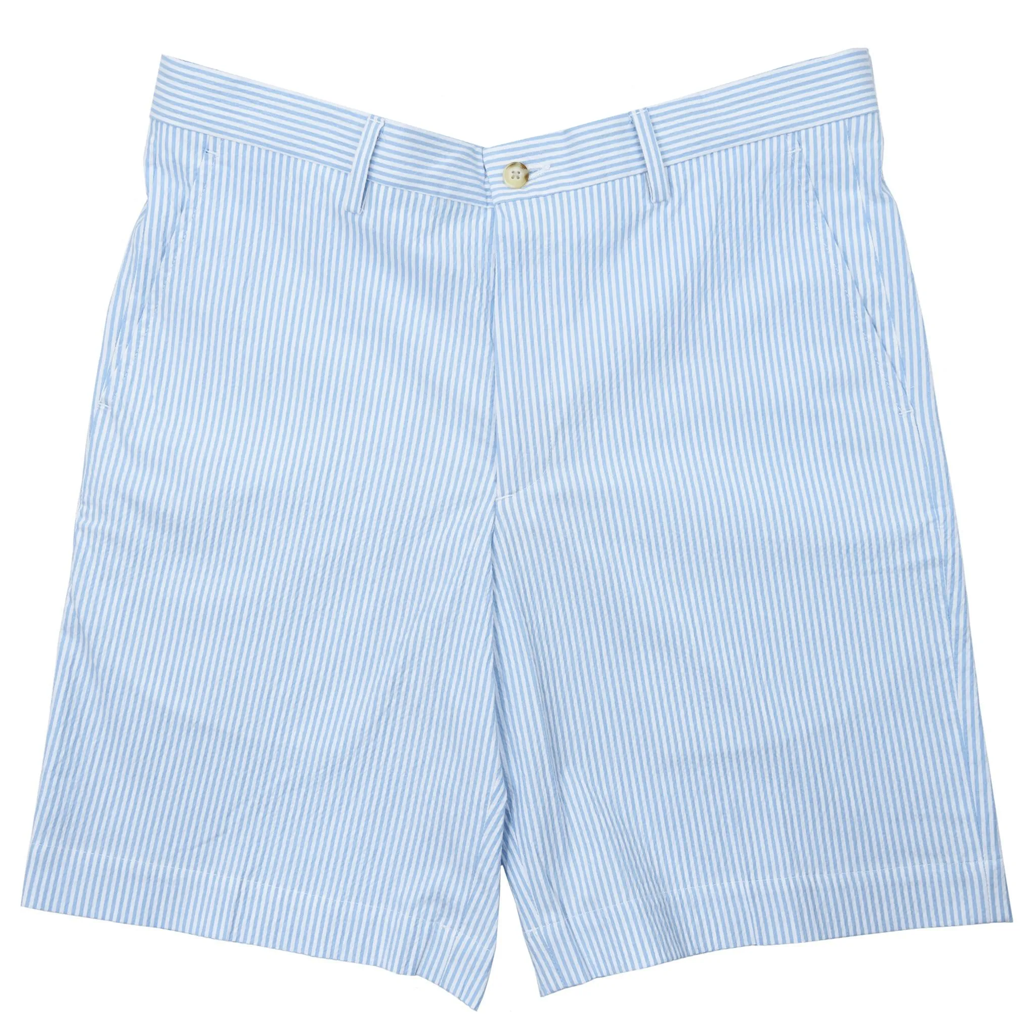 *** FINAL SALE *** Felicity Light Blue Seersucker Short sold by Haspel