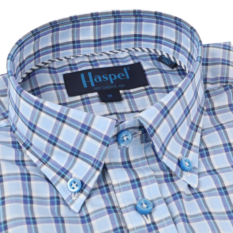Franklin Navy & Lt. Blue Plaid sold by Haspel