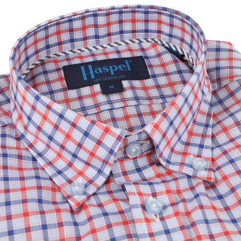 Franklin Red & Blue Check sold by Haspel