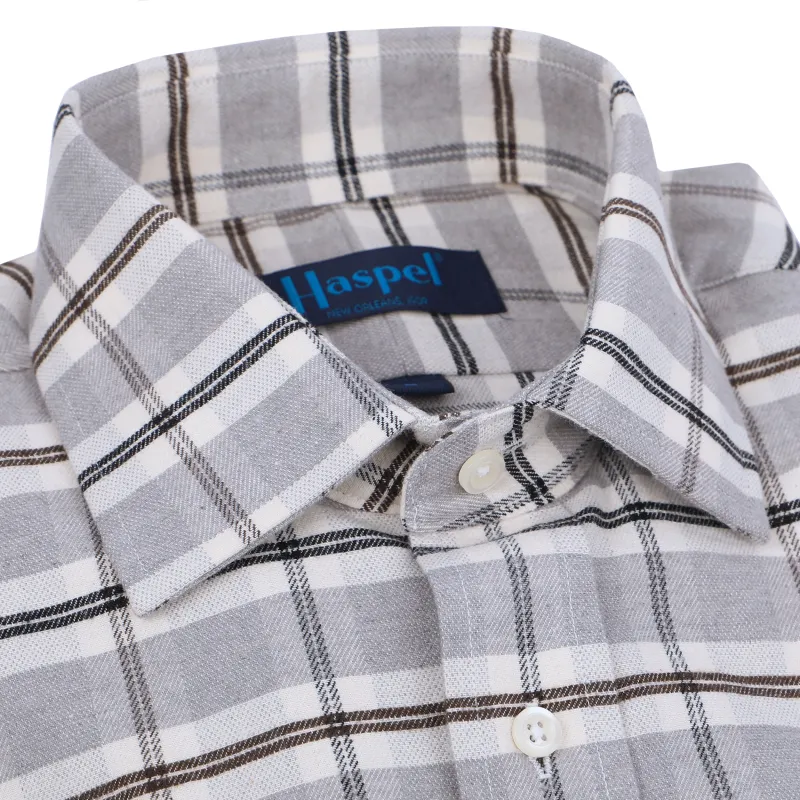 *** FINAL SALE *** Girod Gray Brushed Plaid sold by Haspel