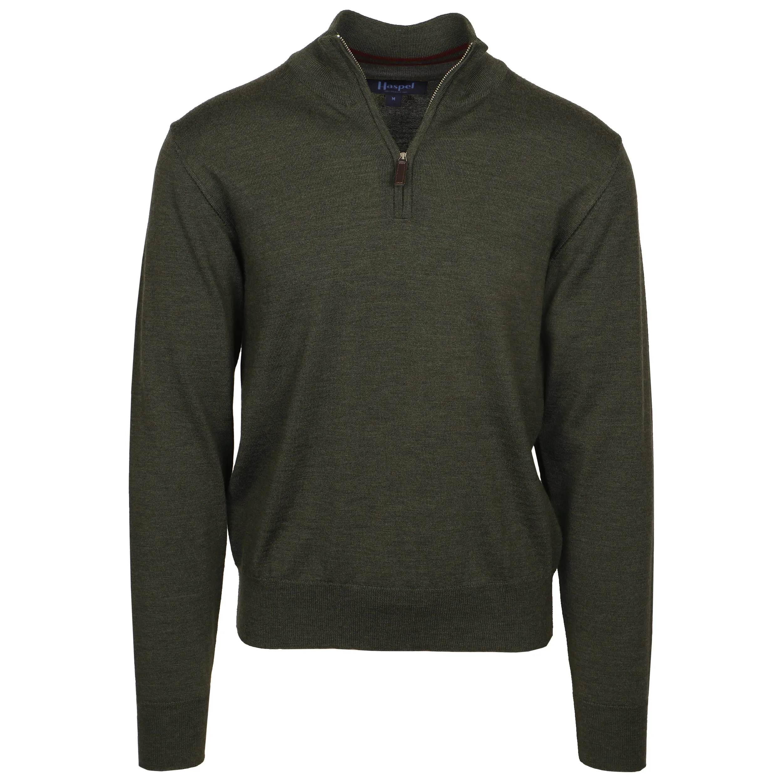 *** FINAL SALE *** Lafayette Green Quarter Zip Sweater sold by Haspel