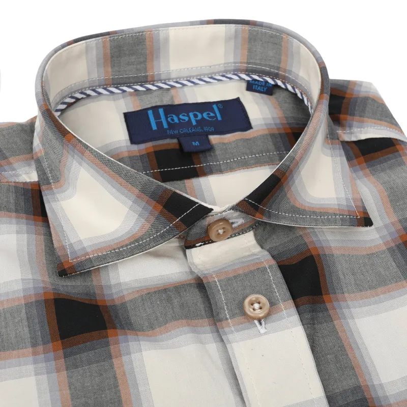 *** FINAL SALE *** Audubon Black & Brown Plaid sold by Haspel