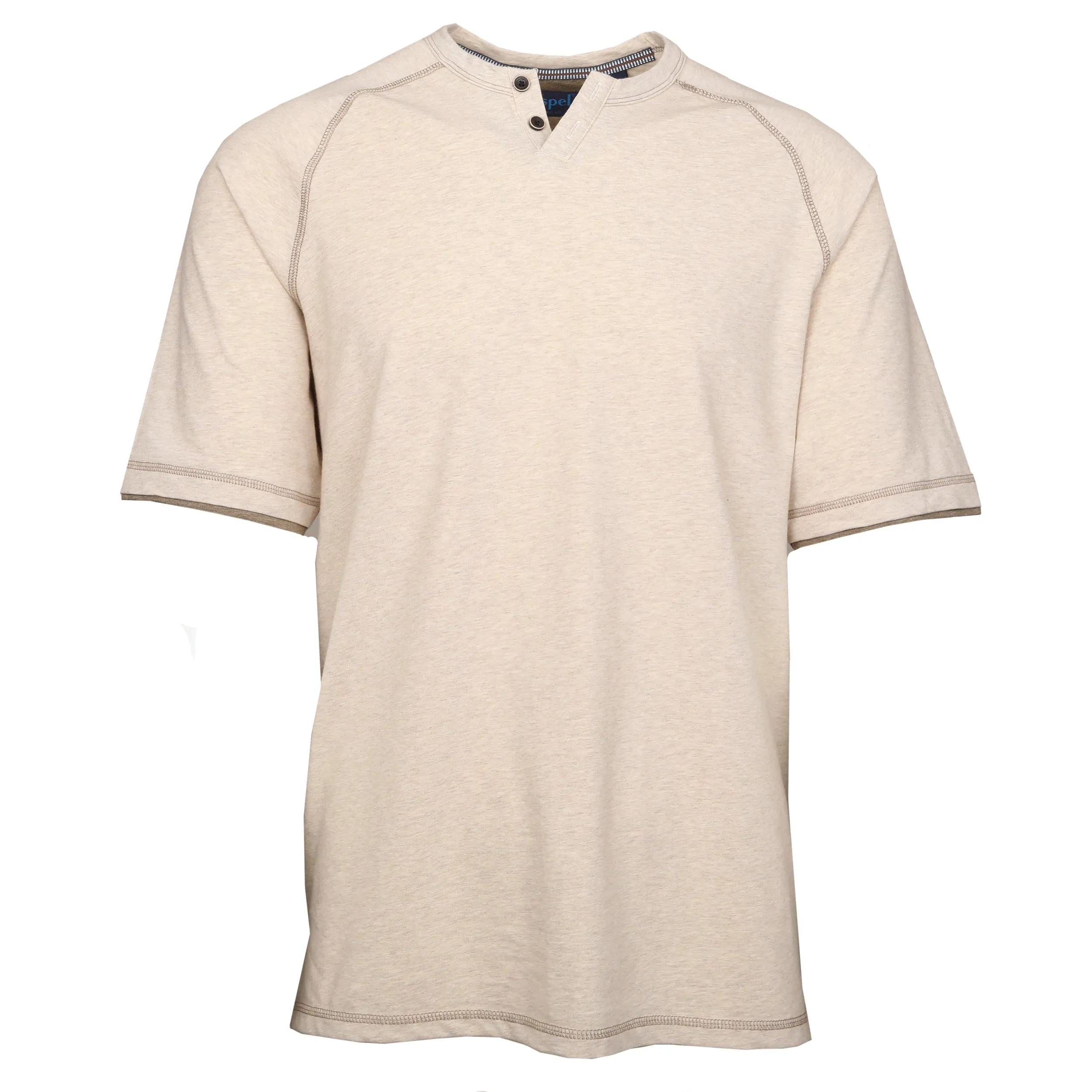 King Notch Neck T-Shirt - Short Sleeve Sand sold by Haspel product image thumbnail 3