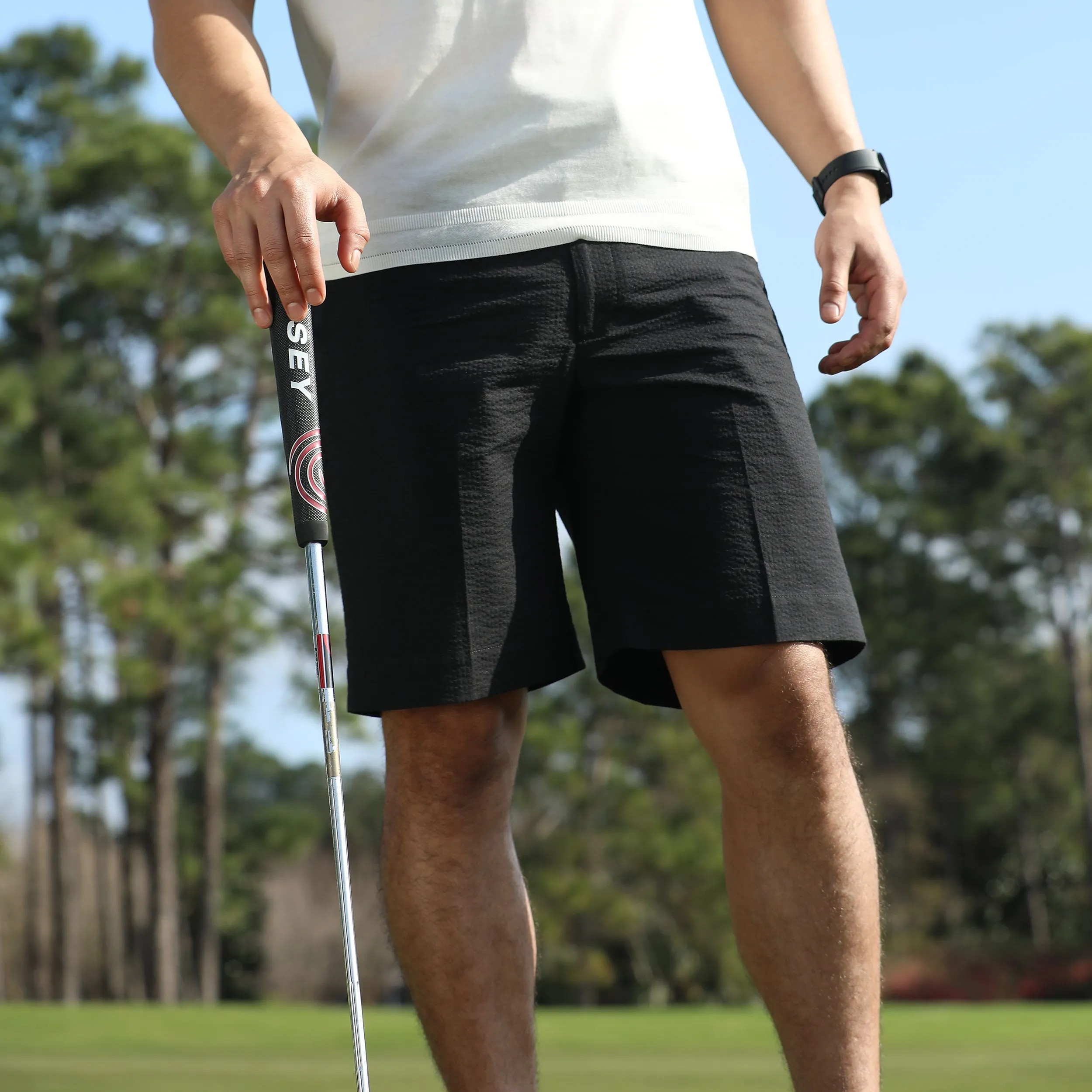 *** FINAL SALE *** Felicity Black Seersucker Short sold by Haspel product image thumbnail 2