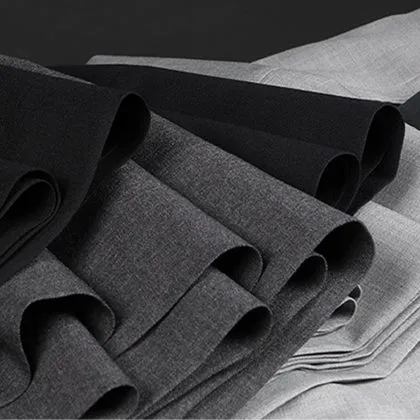 Gretna Slate Grey Tropical Wool Trousers - Classic Fit sold by Haspel product image thumbnail 4