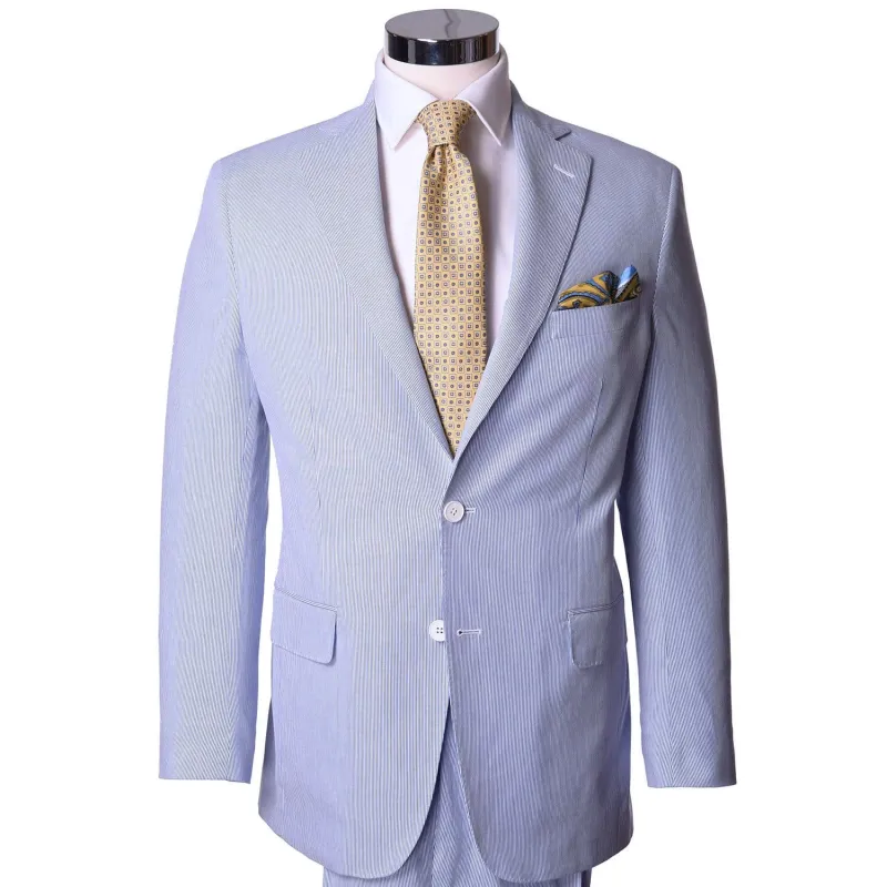 Ocean Blue Pincord Sport Coat sold by Haspel