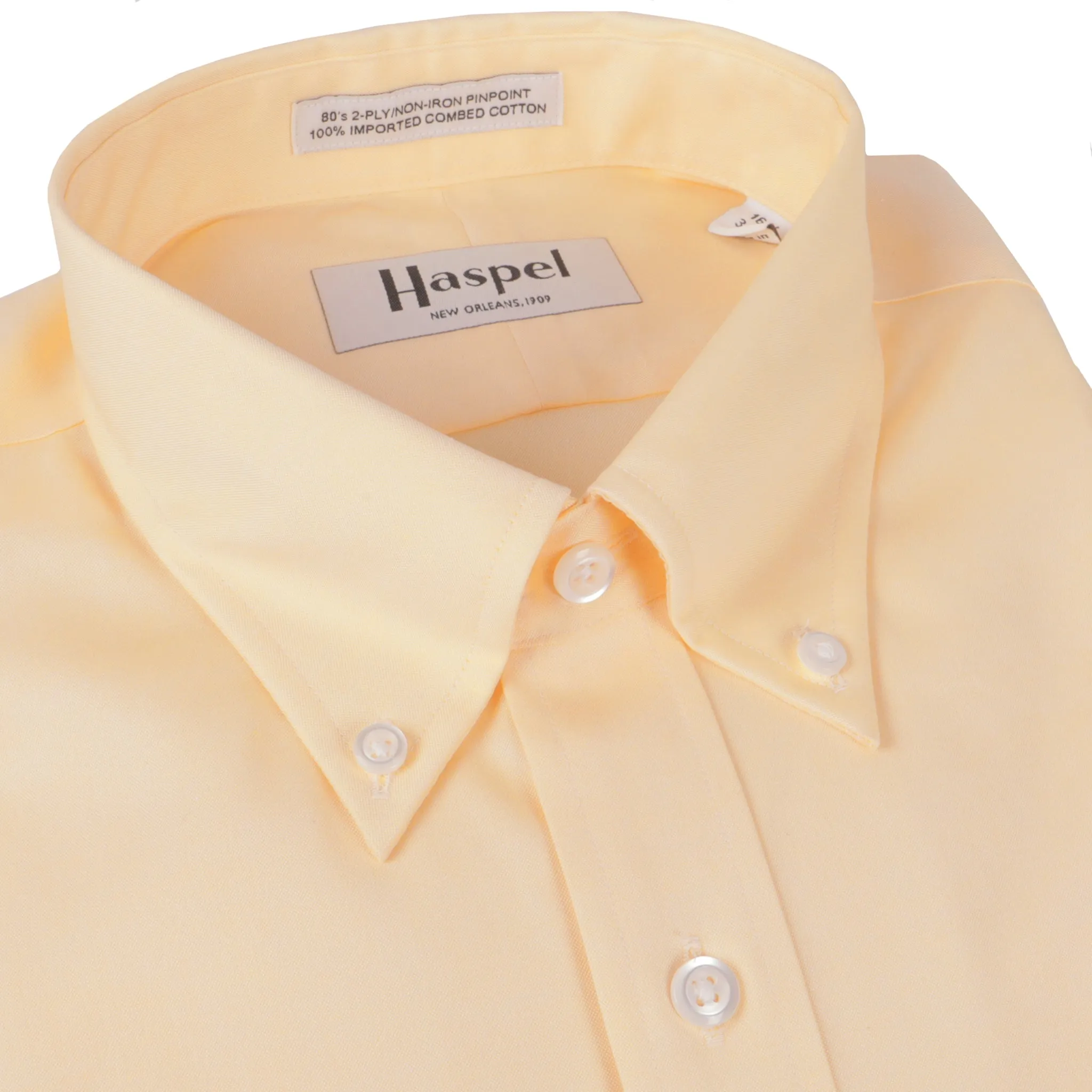 Howard Maize (Regular Fit) Pinpoint Oxford Dress Shirt - Button Down sold by Haspel