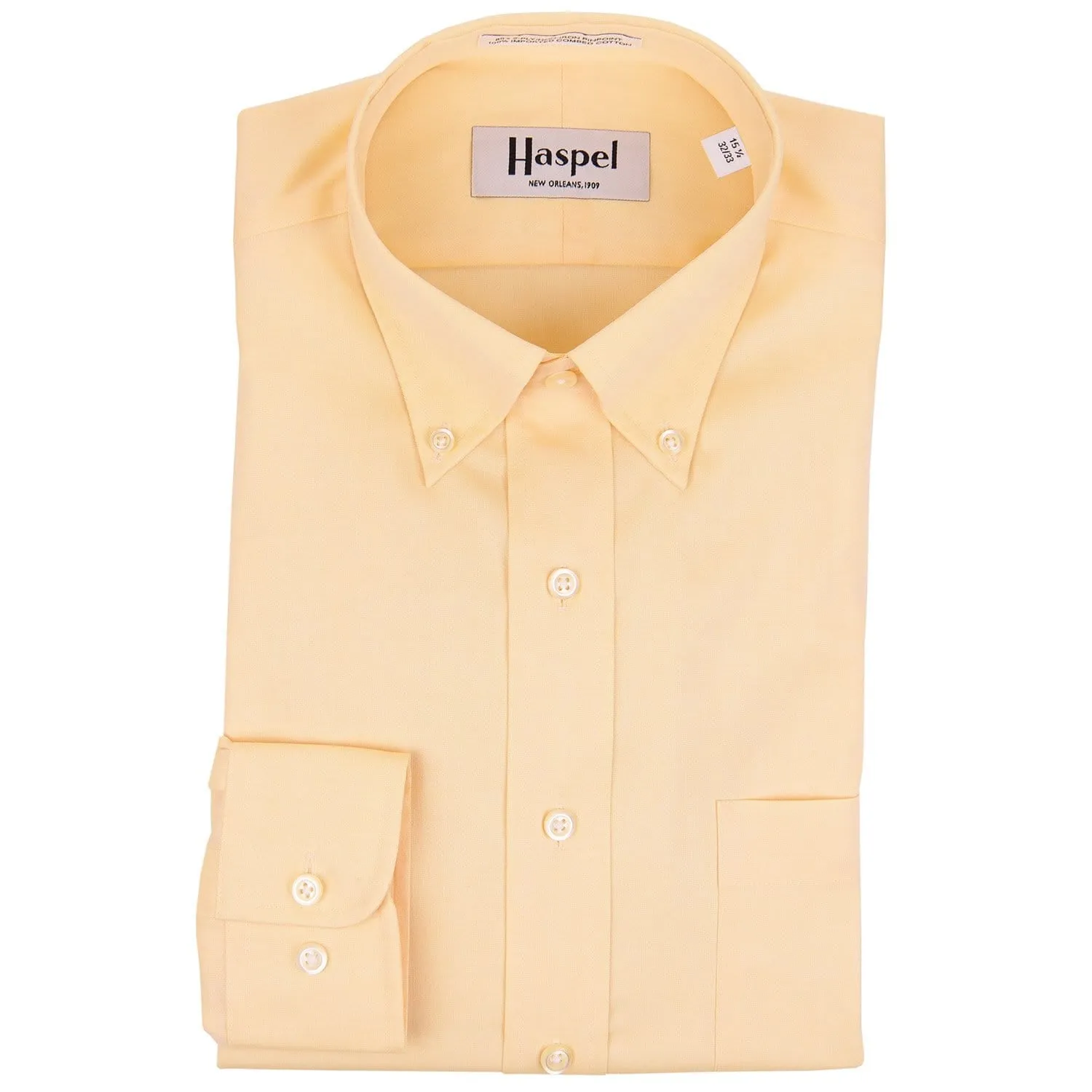 Howard Maize (Regular Fit) Pinpoint Oxford Dress Shirt - Button Down sold by Haspel product image thumbnail 2