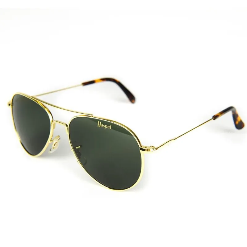 Haspel American Optical Aviator Sunglasses made by Haspel