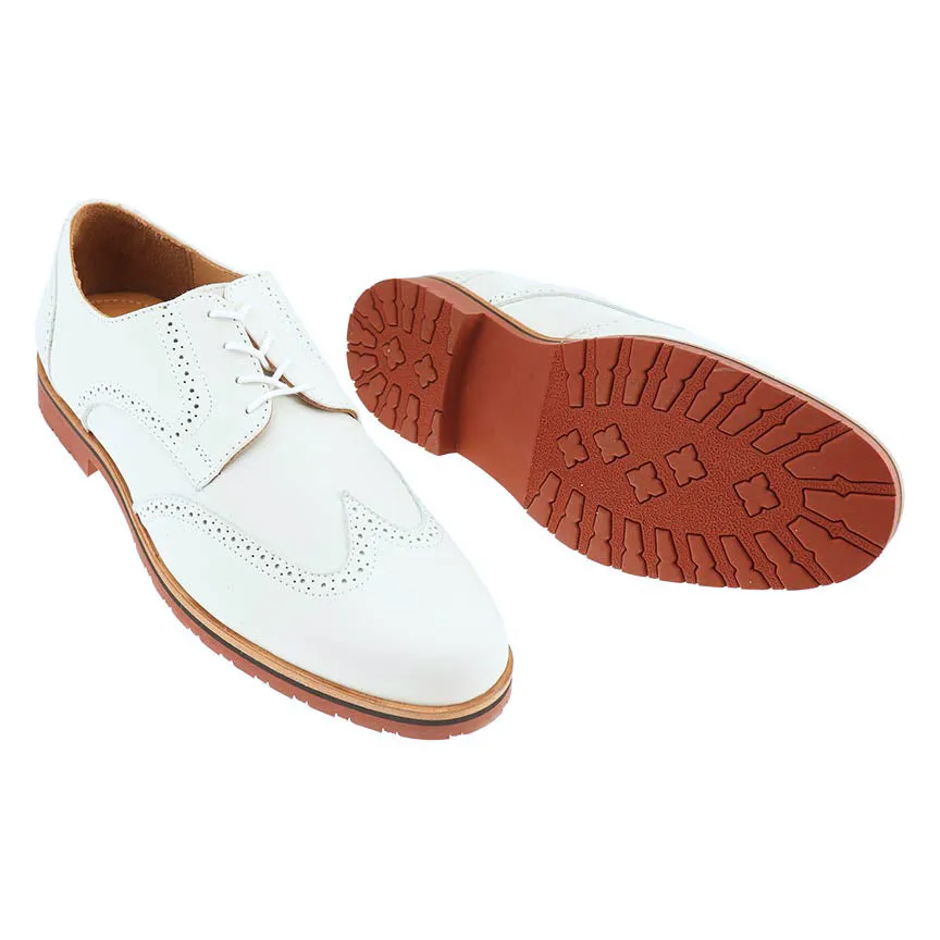 Haspel x T.B. Phelps Nubuck Wingtip - White sold by Haspel product image thumbnail 4