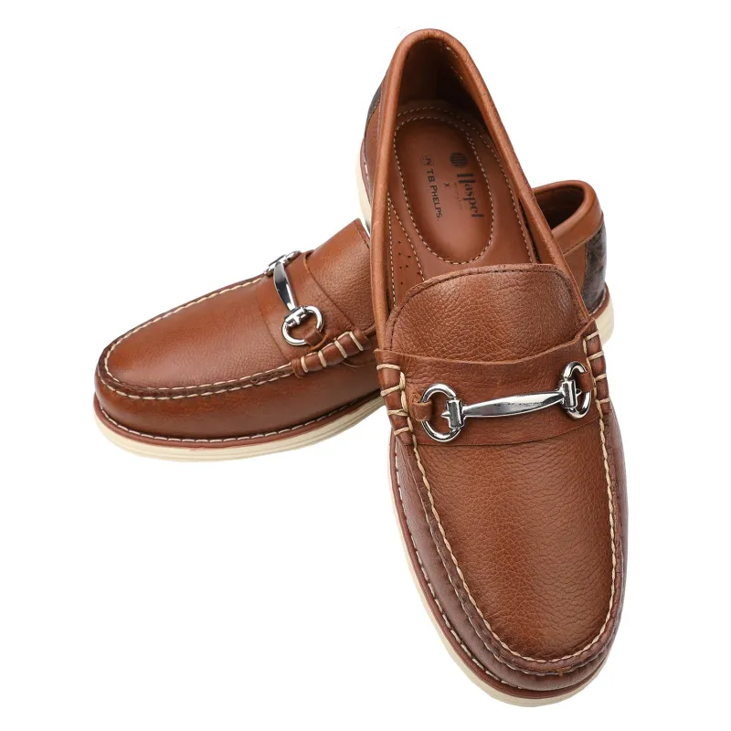 Haspel x T.B. Phelps Tan Sport Oxford sold by Haspel