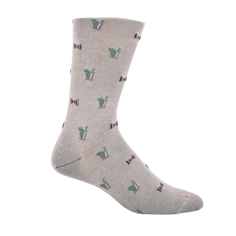 Melange Grey Mint Julep Socks sold by Haspel