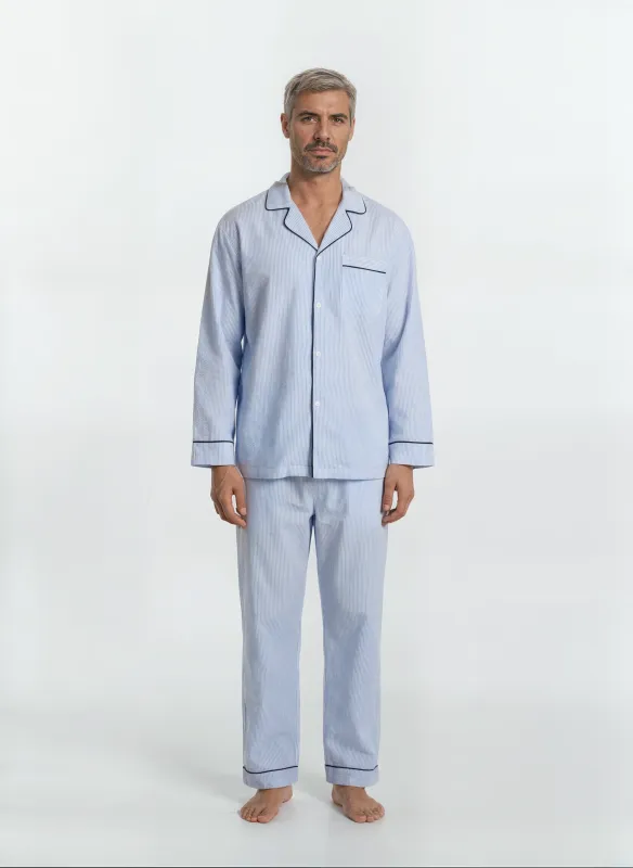 Serene Seersucker Pajama sold by Haspel