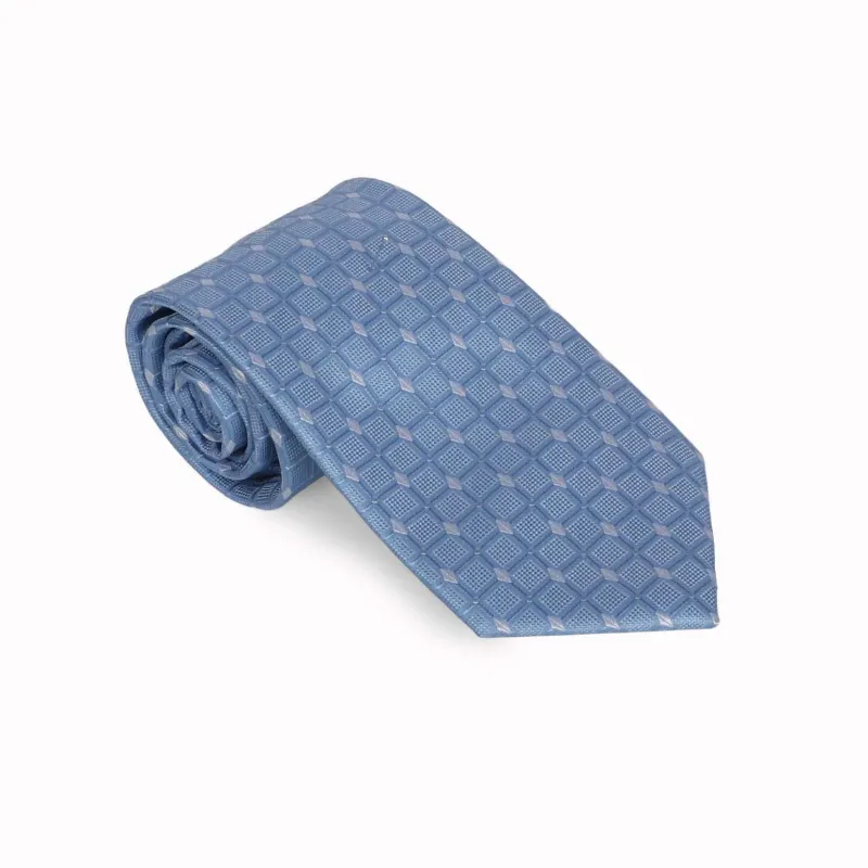 Lt. Blue with White Diamond Tie made by Haspel