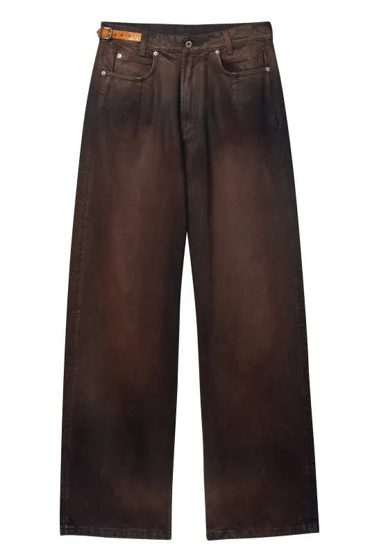 Straight Selvedge Jeans - Espresso Waxed sold by Kody Phillips