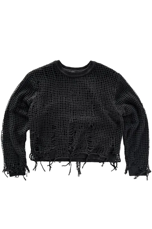 Netted Sweater - Black sold by Kody Phillips
