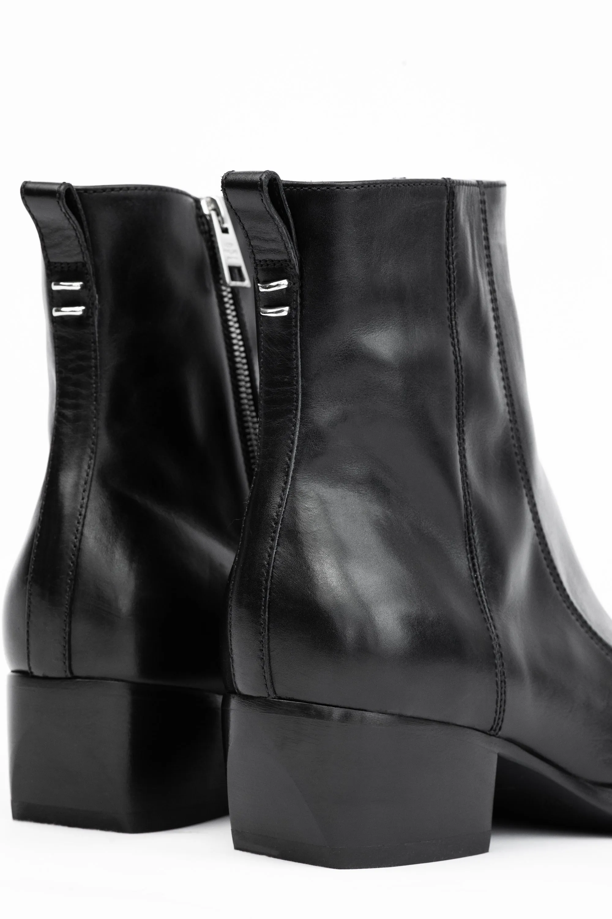 POINTED LEATHER BOOT - BLACK sold by Kody Phillips product image thumbnail 5