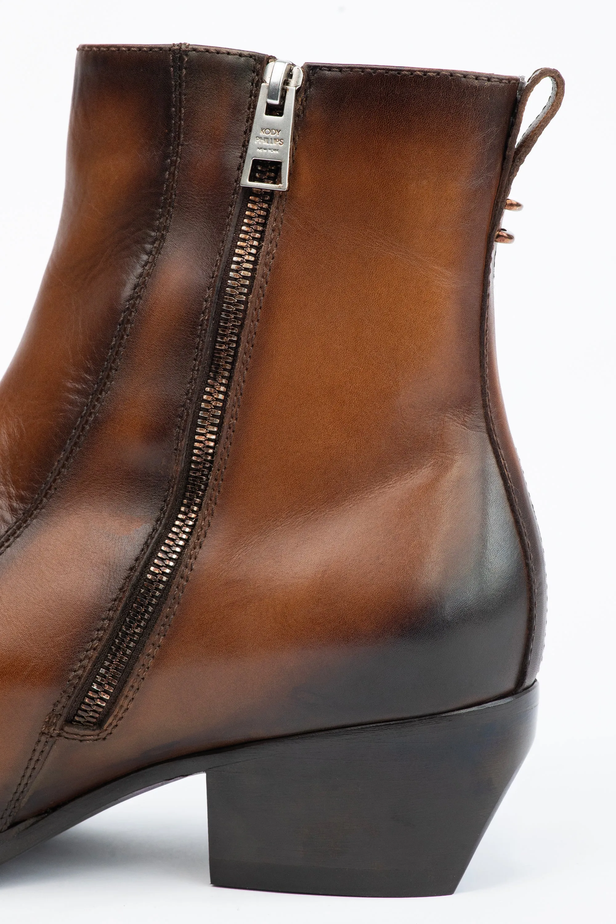 POINTED LEATHER BOOT - BROWN sold by Kody Phillips product image thumbnail 4