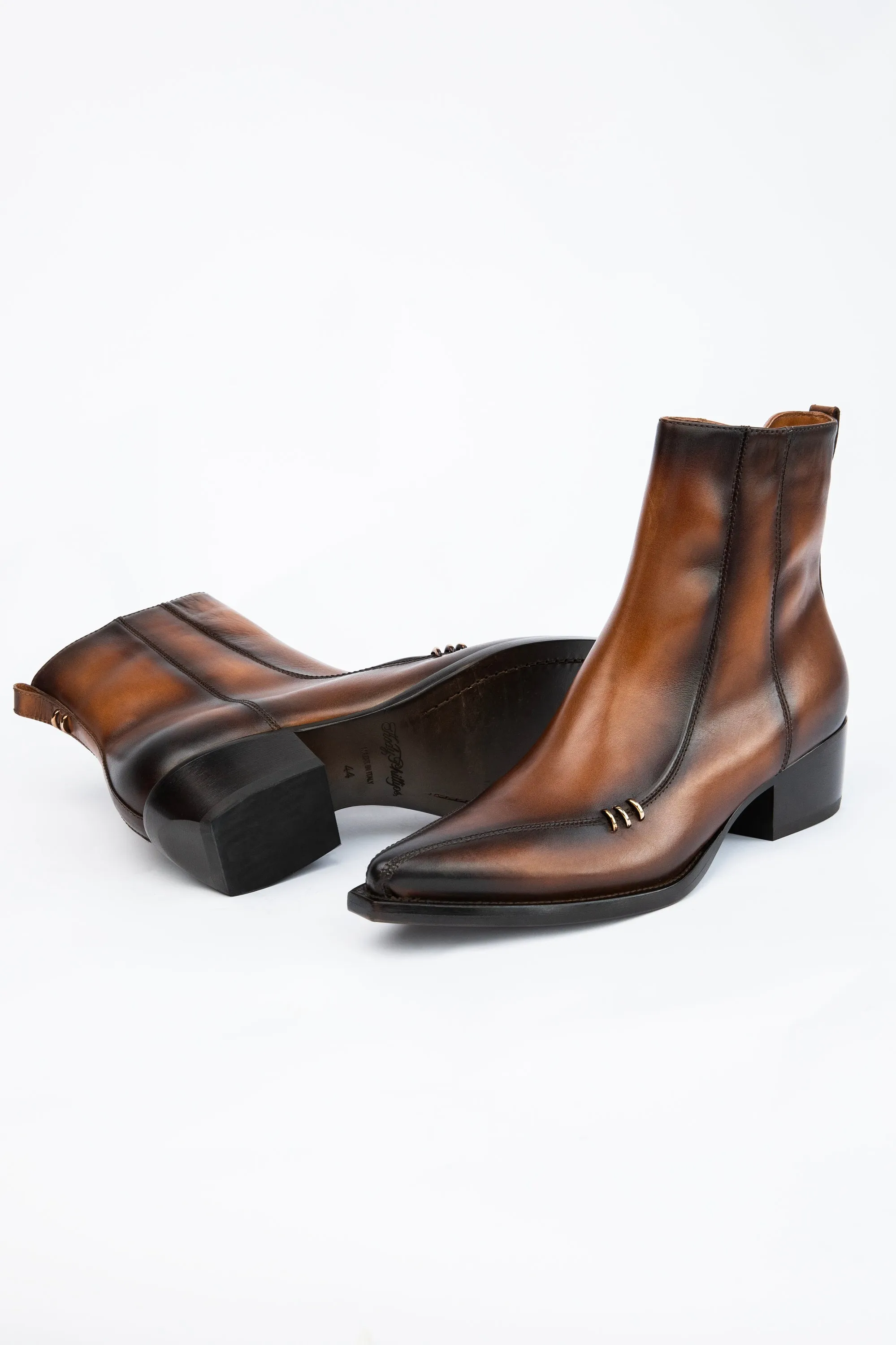 POINTED LEATHER BOOT - BROWN sold by Kody Phillips product image thumbnail 2