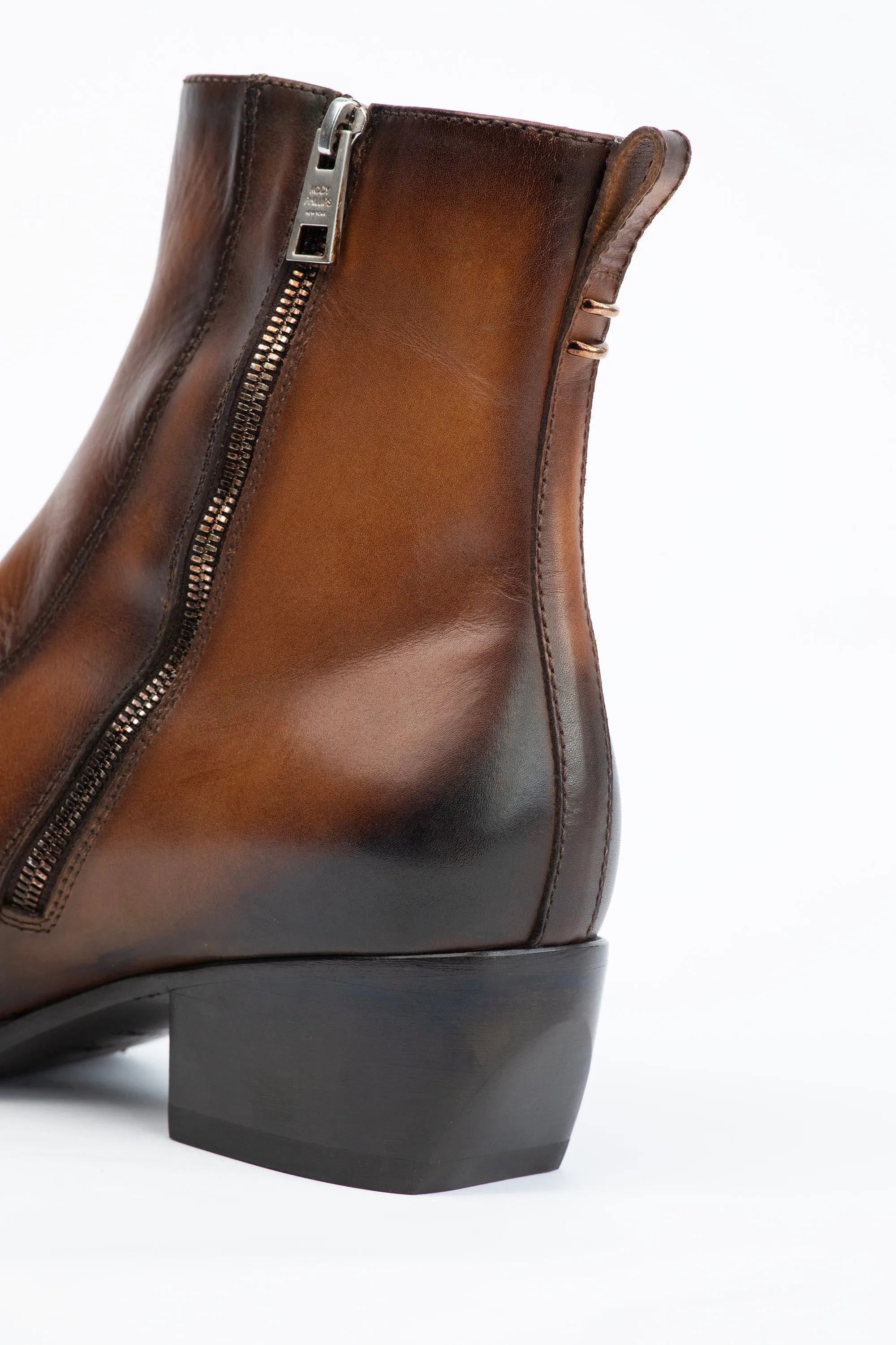 POINTED LEATHER BOOT - BROWN sold by Kody Phillips product image thumbnail 3
