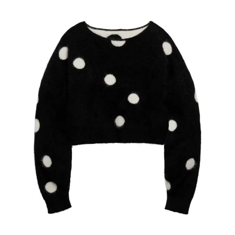 Boat Neck Sweater- Polka Dot made by Kody Phillips