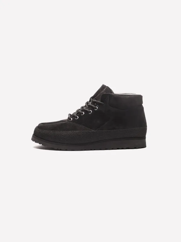 Explorer Mid - Black Suede sold by Tarvas Footwear