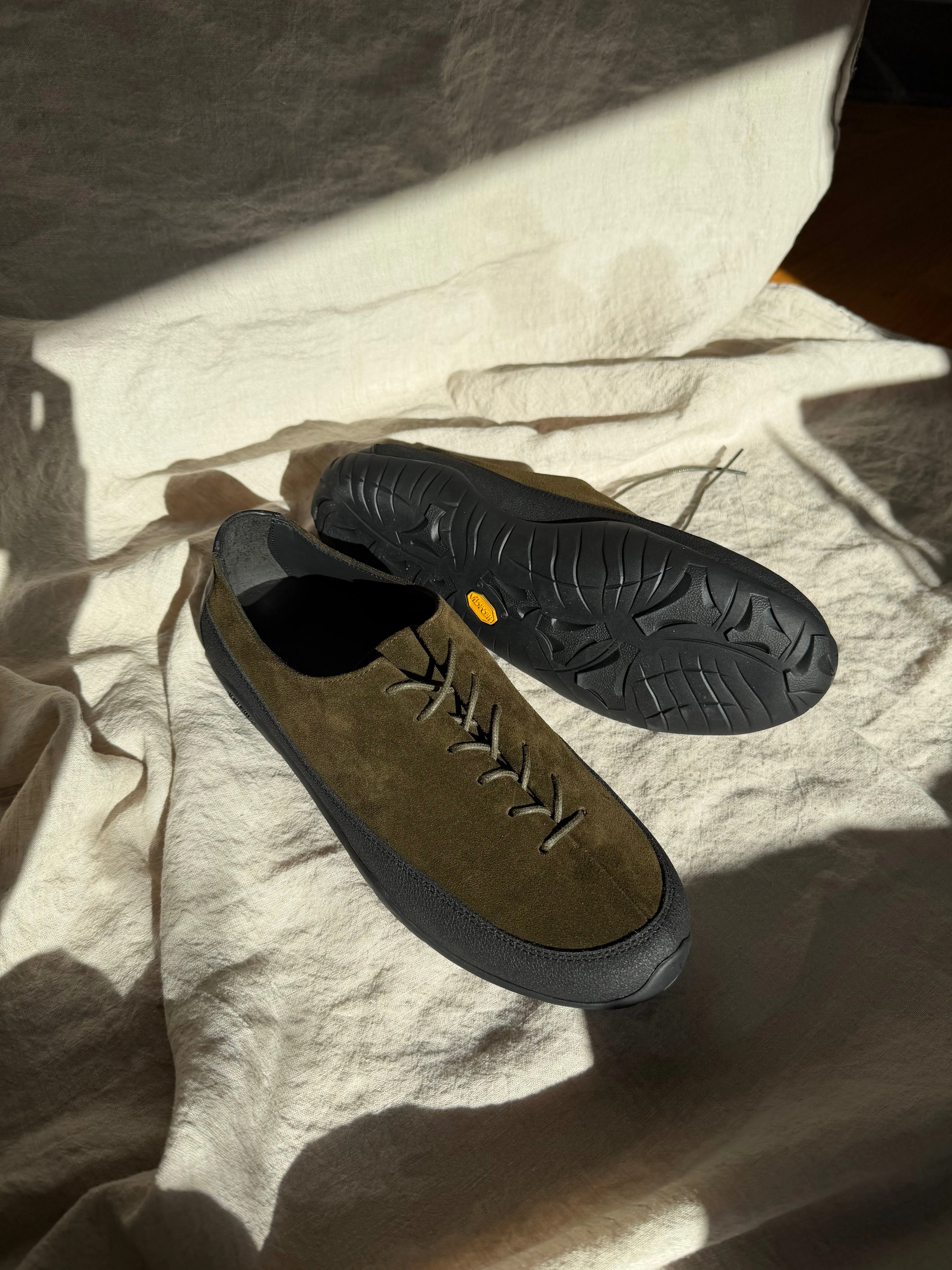 Tarvas x Blackbird Spyplane x Nitty Gritty Worldwide Wanderer - Moss Suede sold by Tarvas Footwear product image thumbnail 3