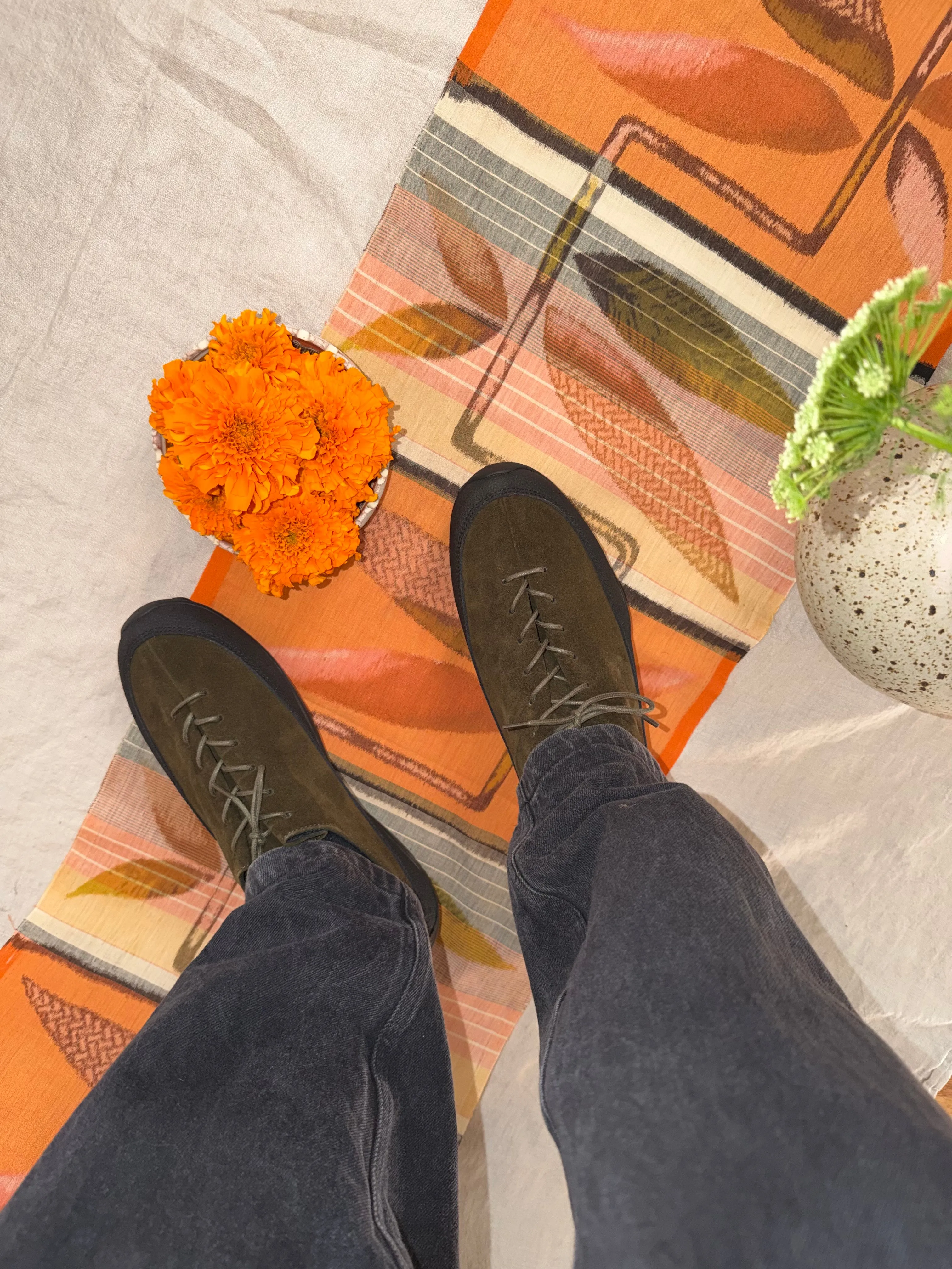 Tarvas x Blackbird Spyplane x Nitty Gritty Worldwide Wanderer - Moss Suede sold by Tarvas Footwear product image thumbnail 2