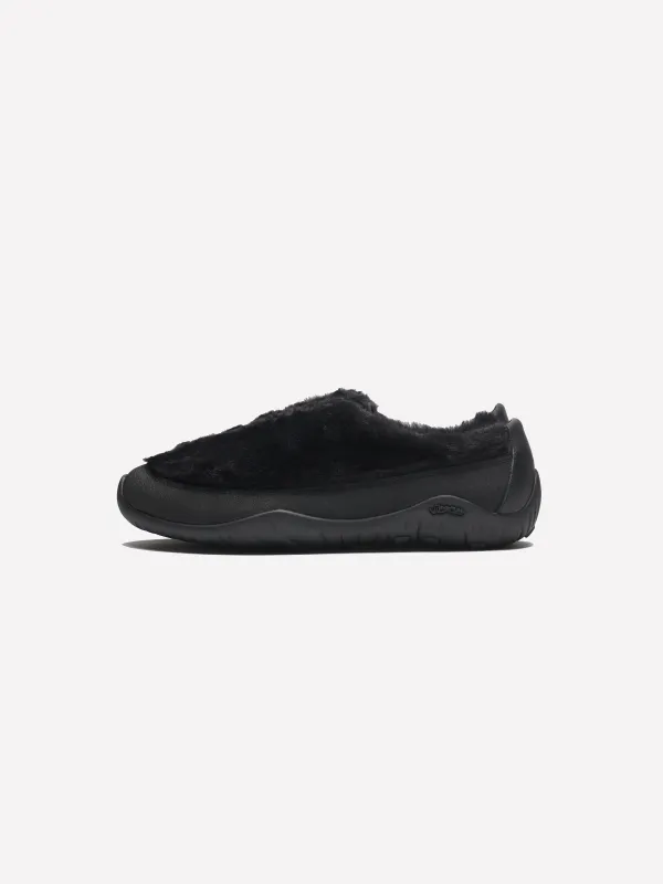 Tarvas x Engineered Garments - Black Faux Fur Wanderer sold by Tarvas Footwear