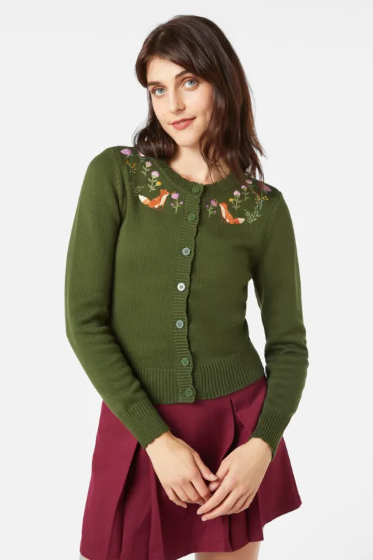 Fox Emb Cardi sold by Princess Highway