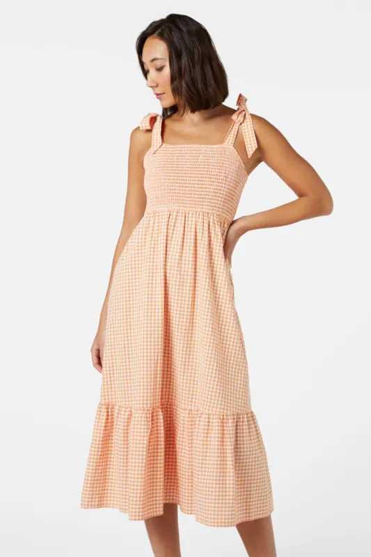 Tessa Check Midi Dress sold by Princess Highway