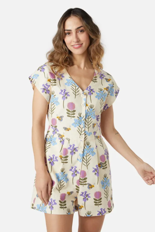 Blue Bee Playsuit sold by Princess Highway